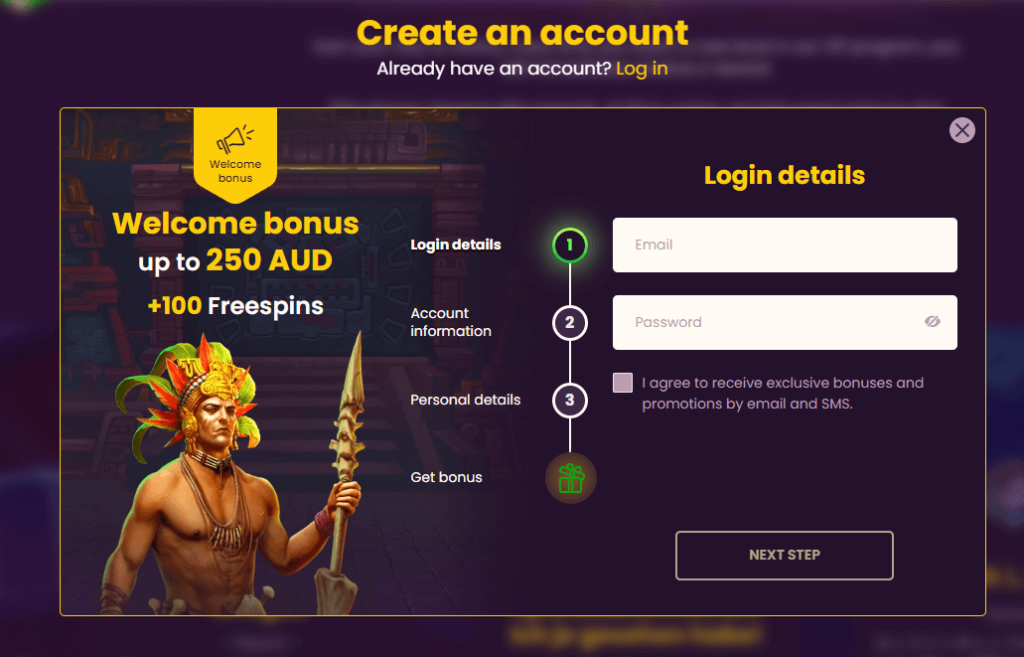 bizzo casino registration