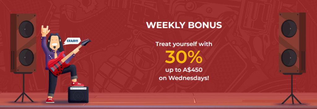 rolling slots weekly bonus