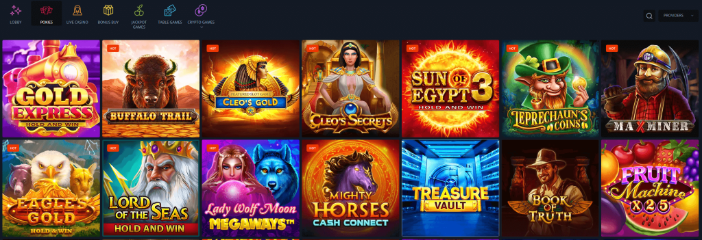 golden star casino games