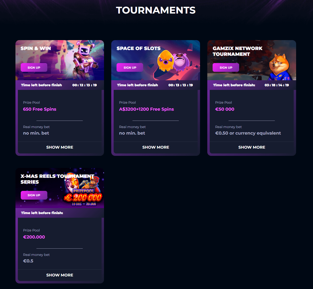 slots gallery tournaments